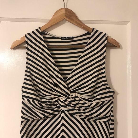 Cha Cha Vente Striped Maxi Dress- Medium - Picture 2 of 4